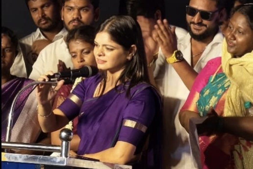 அழகான பொம்மை... ஆபத்தான பொம்மையாக மாறுவேன்!” கனிமொழி சந்தோஷ் அதிரடி பேச்சு..!