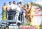 கோவை: வ.உ.சி. சிலைக்கு அமைச்சர் வே‌.சம்பத்குமார் மரியாதை...!