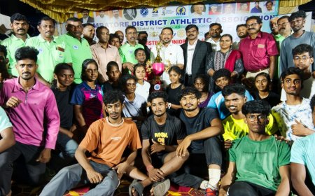 கோவையில் 65 வது மாவட்ட ஜூனியர் தடகளப் போட்டி! மாணவ, மாணவியர்கள் உற்சாகம்!
