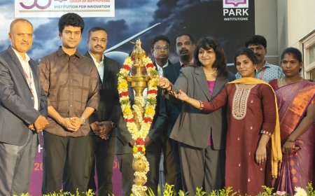 1,243 மாணவர்கள்... புதிய கனவுகளுடன் கல்லூரி வாழ்க்கை தொடக்கம்! பார்க் கல்வி குழுமத்தின் ‘ஸ்பார்க் 2026’ விழா!