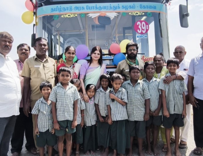 மக்கள் கேட்டாங்க.. பஸ் வந்தாச்சு! நீலாம்பூரில் மீண்டும் 39-ம் எண் பஸ் சேவை!