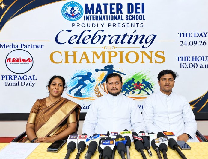 விளையாட்டுப் போட்டிகளில் முத்திரை பதித்த மாத்தர் தேய் இண்டர்நேஷனல் பள்ளி! சாதனை மாணவர்களுக்கு பாராட்டு விழா..!